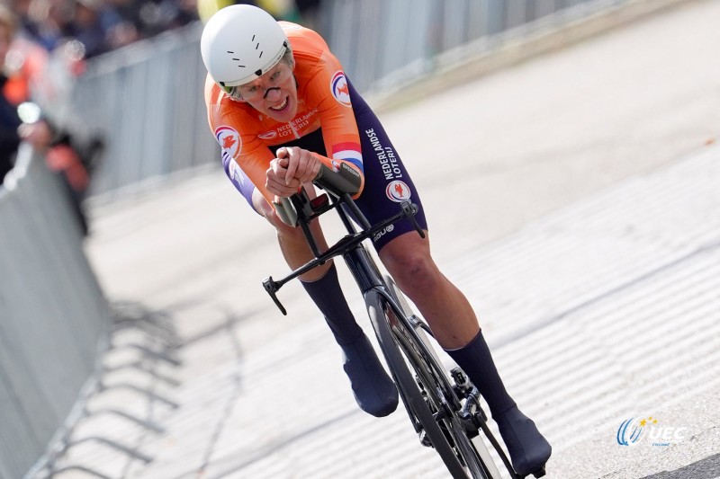 2024 UEC Road European Championships - Limburg - Flanders - Women Elite Individual Time Trial 31,2 km - 11/09/2024 - Ellen Van Dijk (NED - Lidl - Trek) - photo Luca Bettini/SprintCyclingAgency?2024